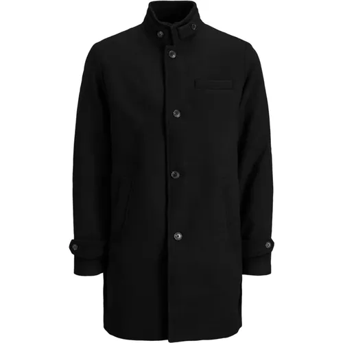 Schwarzer Wollmantel PS - jack & jones - Modalova