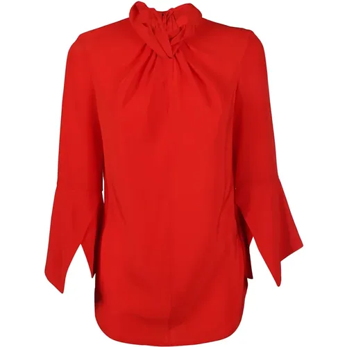 Rotes Candy Top - Oversized Bluse für modebewusste Frauen - Victoria Beckham - Modalova