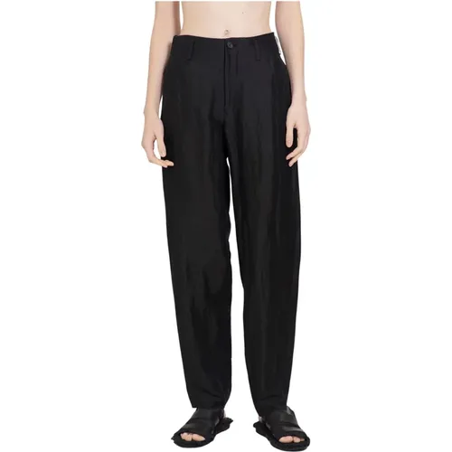 Runway Style Basic Pants , female, Sizes: S - Yohji Yamamoto - Modalova