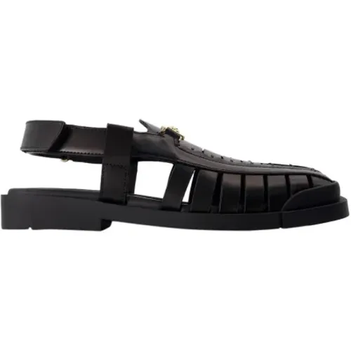 Pre-owned Leather sandals , female, Sizes: 8 UK - Versace Pre-owned - Modalova