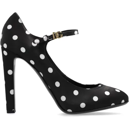 Satin high-heeled shoes , female, Sizes: 4 UK, 5 1/2 UK, 6 UK, 7 UK, 5 UK, 3 UK, 6 1/2 UK, 4 1/2 UK - Dolce & Gabbana - Modalova