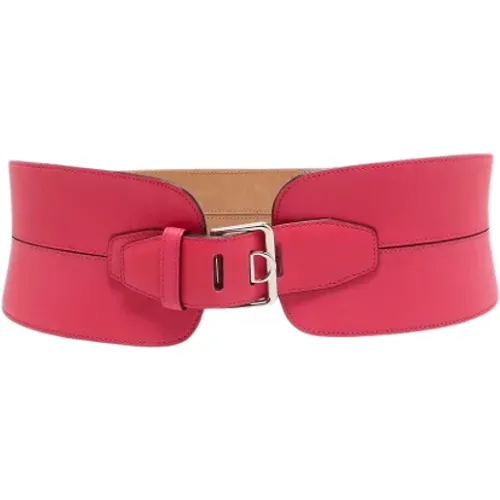 Pre-owned Leather belts , female, Sizes: ONE SIZE - Dior Vintage - Modalova