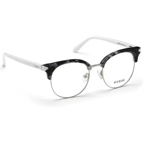 Round Frame Glasses for Women , female, Sizes: 49 MM - Guess - Modalova