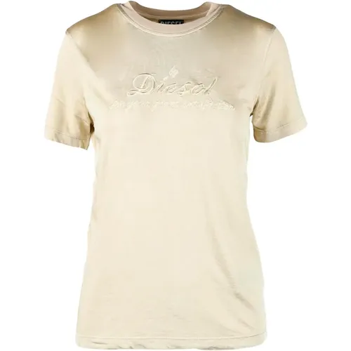 T-Shirts , Damen, Größe: M - Diesel - Modalova