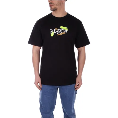 T-Shirts,T-Shirt mit Logo-Print aus Baumwolle,Bedruckte T-Shirts und Polos - Barrow - Modalova