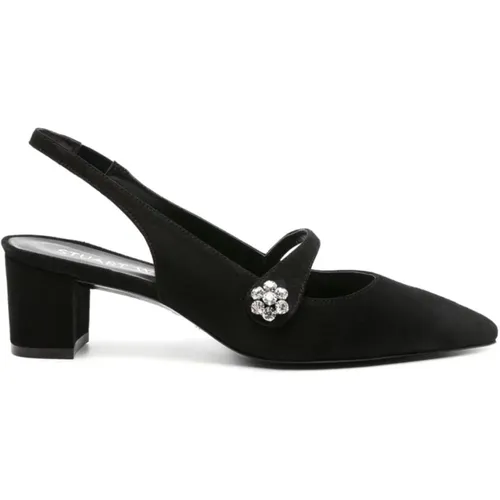 Crystal Flower Sandal , female, Sizes: 2 1/2 UK - Stuart Weitzman - Modalova