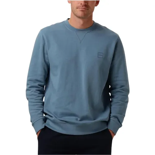 Blaue Westart Pullover für Herren , Herren, Größe: M - Hugo Boss - Modalova