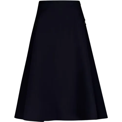 Crepe Couture Midi Skirt , female, Sizes: XS - Valentino Garavani - Modalova