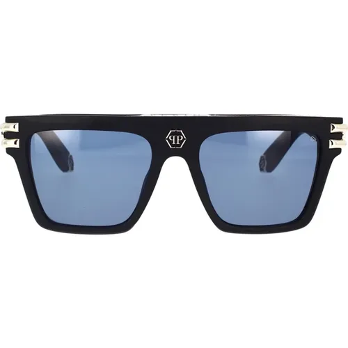 Luxury Square Sunglasses Spp108V 0703 , unisex, Sizes: 56 MM - Philipp Plein - Modalova