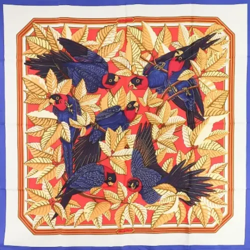 Pre-owned Silk scarves , female, Sizes: ONE SIZE - Hermès Vintage - Modalova