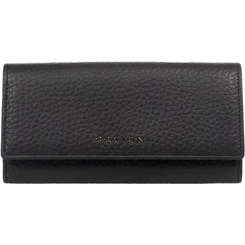 Soft Leather Wallet with Rfid Protection , female, Sizes: ONE SIZE - Orciani - Modalova