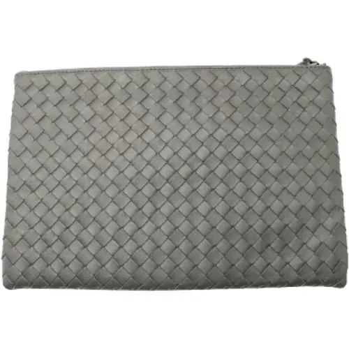 Pre-owned Leather clutches , female, Sizes: ONE SIZE - Bottega Veneta Vintage - Modalova