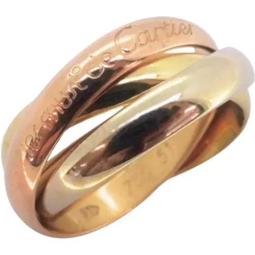 Pre-owned Gold rings , female, Sizes: ONE SIZE - Cartier Vintage - Modalova