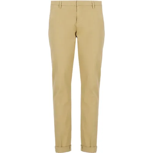 Cotton Mans Pants with Pockets , male, Sizes: W30, W34, W32, W33, W35, W31 - Dondup - Modalova