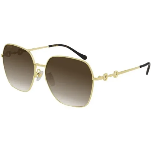 Stylish Sunglasses with Indeterminado Frame , female, Sizes: 60 MM - Gucci - Modalova