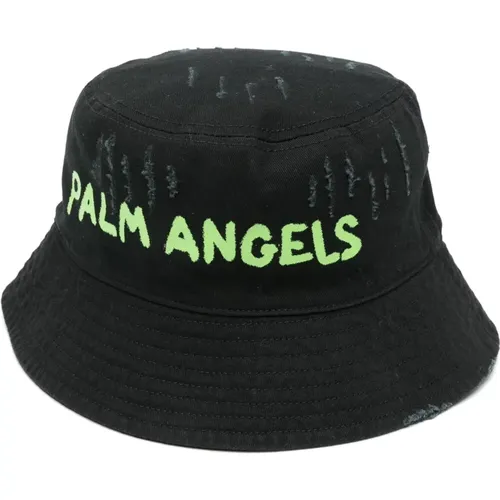 Logo Bucket Hat , female, Sizes: ONE SIZE - Palm Angels - Modalova