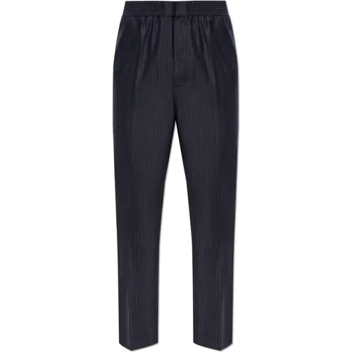 Woolen trousers , male, Sizes: S - Ami Paris - Modalova