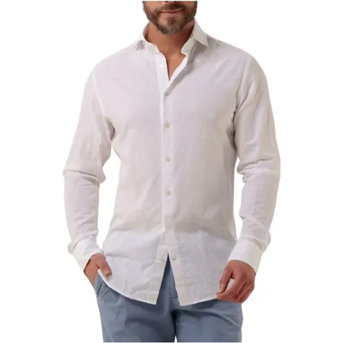 Casual Herrenhemd Weiß , Herren, Größe: 5XL - Profuomo - Modalova