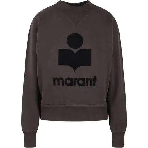 Logo Cotton Sweatshirt Fw24 Oversized Polo , female, Sizes: S - Isabel Marant Étoile - Modalova