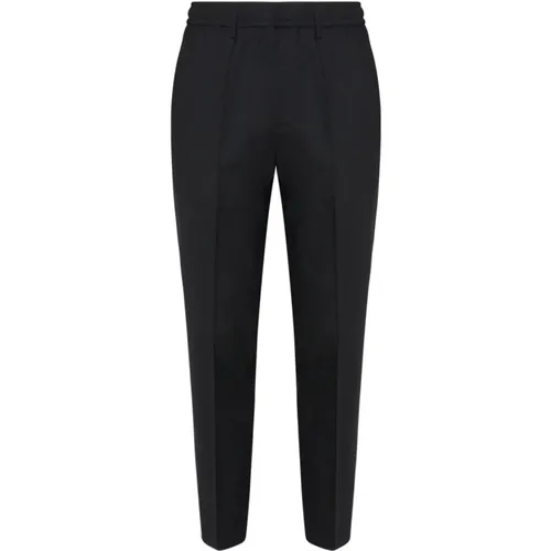 Wool Blend Zip Trousers , male, Sizes: L, M, S, XL - Liu Jo - Modalova