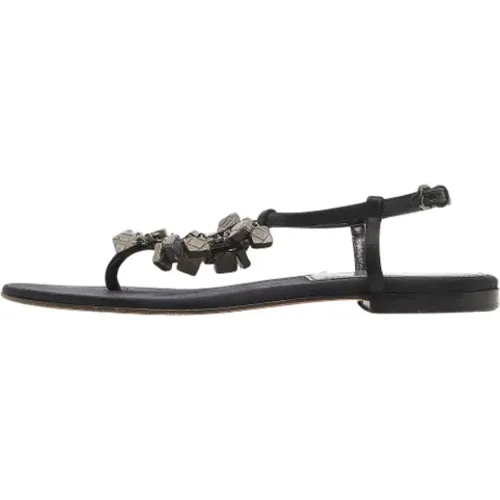 Pre-owned Leder sandals - Burberry Vintage - Modalova