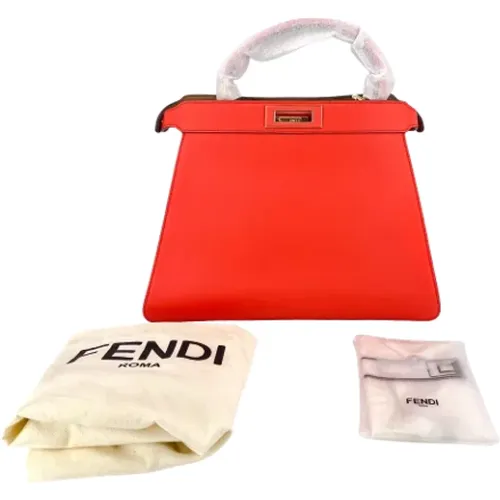 Pre-owned Multicolored Leather Peekaboo , unisex, Sizes: ONE SIZE - Fendi Vintage - Modalova