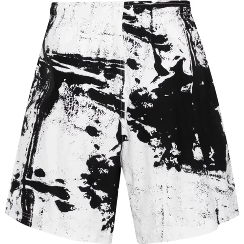 Sea Clothing with Abstract Pattern , male, Sizes: M - alexander mcqueen - Modalova