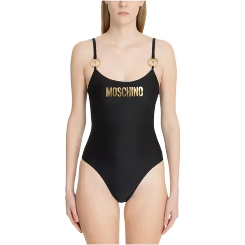 Beachwear with Iconic Logo Print , female, Sizes: M, 2XL, XL, L - Moschino - Modalova