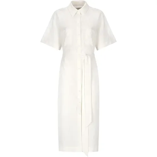 Cotton Dress with Collar , female, Sizes: XS, S, 2XS - Maison Kitsuné - Modalova