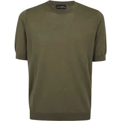 Oliva Round Neck T-Shirt , male, Sizes: 3XL, 2XL, XL - Ballantyne - Modalova