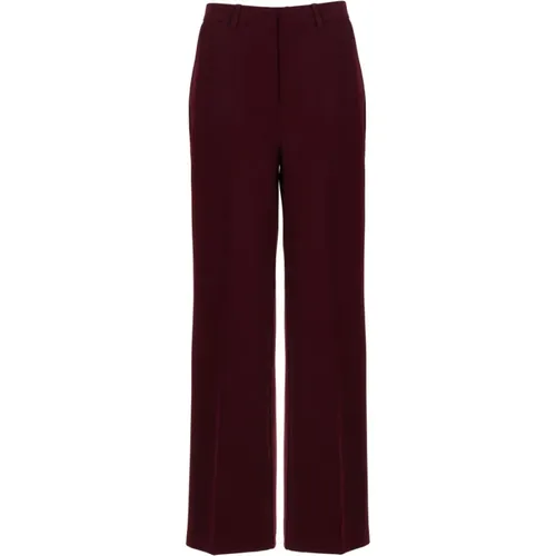 Burgundy Wide Leg Pants Freebird - Freebird - Modalova