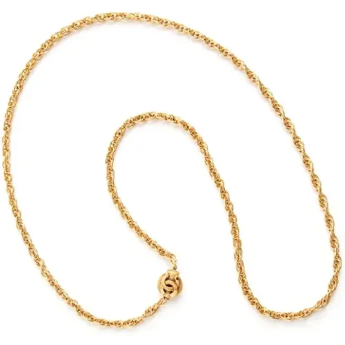 Pre-owned Metal necklaces , female, Sizes: ONE SIZE - Chanel Vintage - Modalova