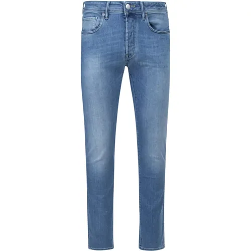 Slim-fit Jeans , Herren, Größe: W40 - Incotex - Modalova