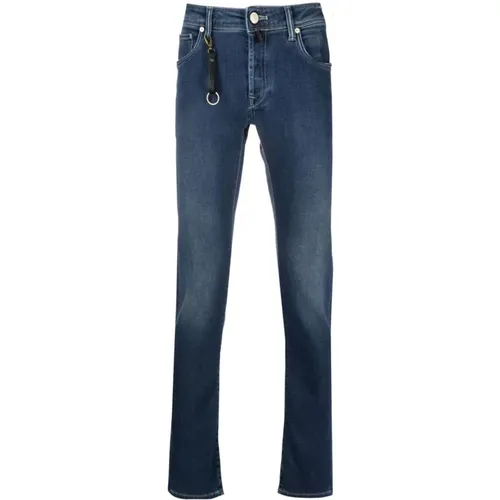 Stretch Denim Jeans , male, Sizes: W35, W34, W32 - Incotex - Modalova