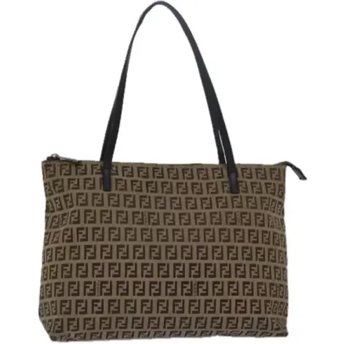 Pre-owned Cotton fendi-bags , female, Sizes: ONE SIZE - Fendi Vintage - Modalova