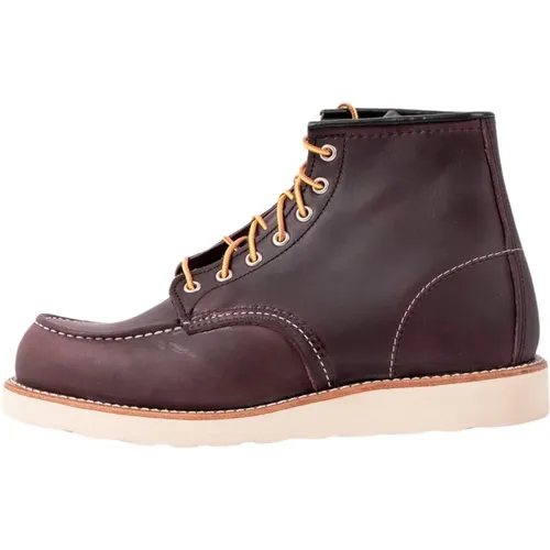 Moc Toe Black Cherry Schuhe , Herren, Größe: 45 EU - Red Wing Shoes - Modalova