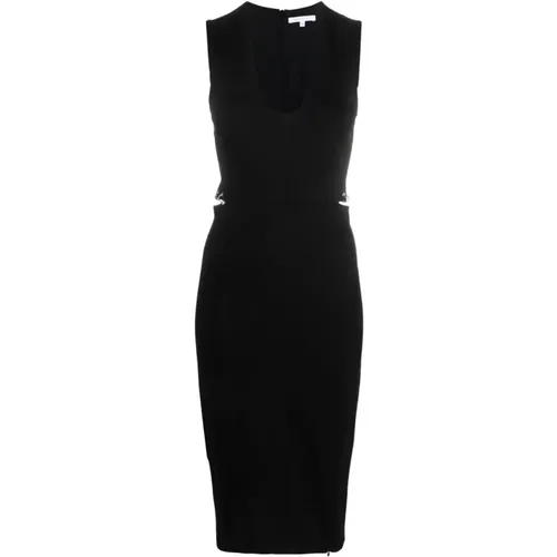 K103 Nero Midi Kleid , Damen, Größe: XS - PATRIZIA PEPE - Modalova