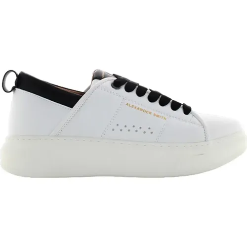 Leather Sneaker - WAU 18Wbk , male, Sizes: 6 UK - Alexander Smith - Modalova