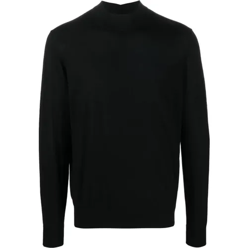 Eleganter Schwarzer Herren Sweatshirt , Herren, Größe: 2XL - Giorgio Armani - Modalova