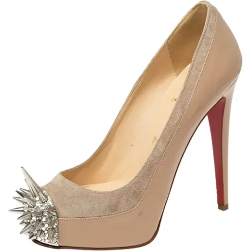 Pre-owned Leather heels , female, Sizes: 4 UK - Christian Louboutin Pre-owned - Modalova