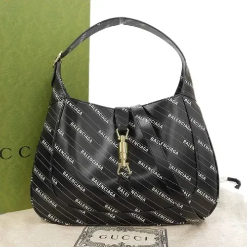 Pre-owned Leather Gucci Jackie , female, Sizes: ONE SIZE - Gucci Vintage - Modalova