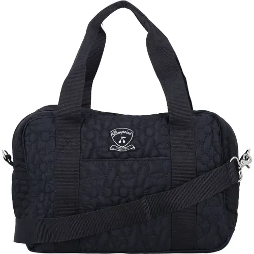Gepolsterte Bestickte Handtasche in Mitternachtsblau - Bonpoint - Modalova