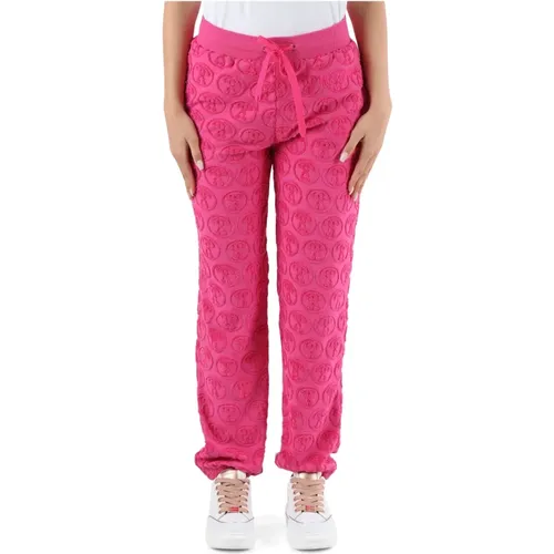 Sporty Cotton Blend Pants , female, Sizes: S, L, XS, M - Moschino - Modalova