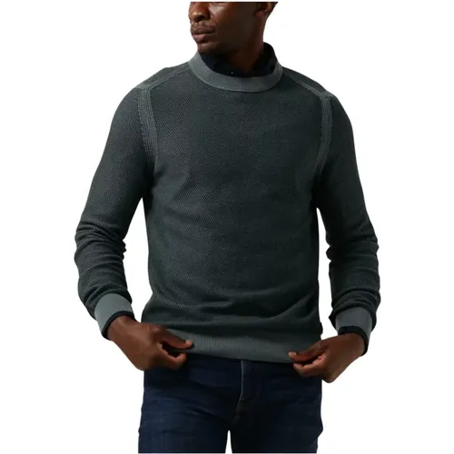 Herren Pullover & Westen Aquila Blau , Herren, Größe: 3XL - Hugo Boss - Modalova