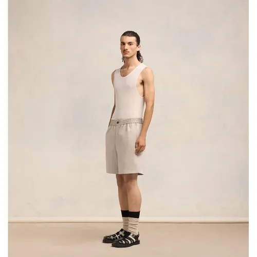 Elastische Satin-Baumwoll-Shorts , Herren, Größe: L - Ami Paris - Modalova