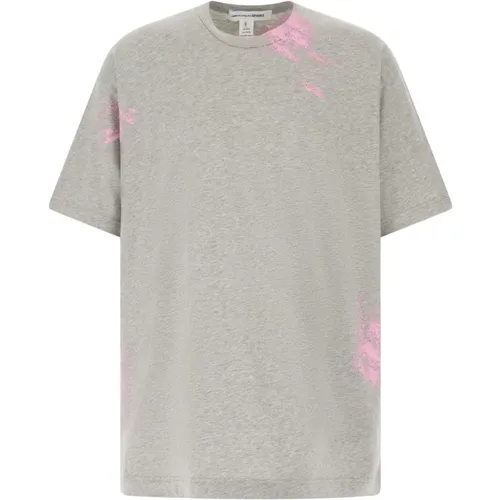 Lässiges Baumwoll T-Shirt , Herren, Größe: S - Comme des Garçons - Modalova