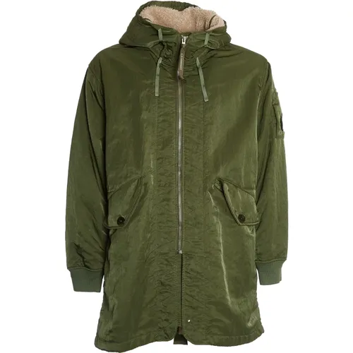 Hooded Parka Jacket , male, Sizes: XL, S - C.P. Company - Modalova