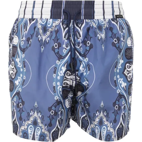 Blue Swimshorts , male, Sizes: S - ETRO - Modalova