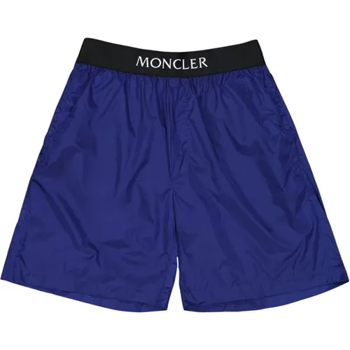 Badeanzug mit langem Schnitt und Logo - Moncler - Modalova