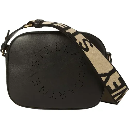 Mini Stella Logo Shoulder Bag , female, Sizes: ONE SIZE - Stella Mccartney - Modalova